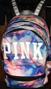 V.S. PINK Campus Backpack Watercolor Tie Dye